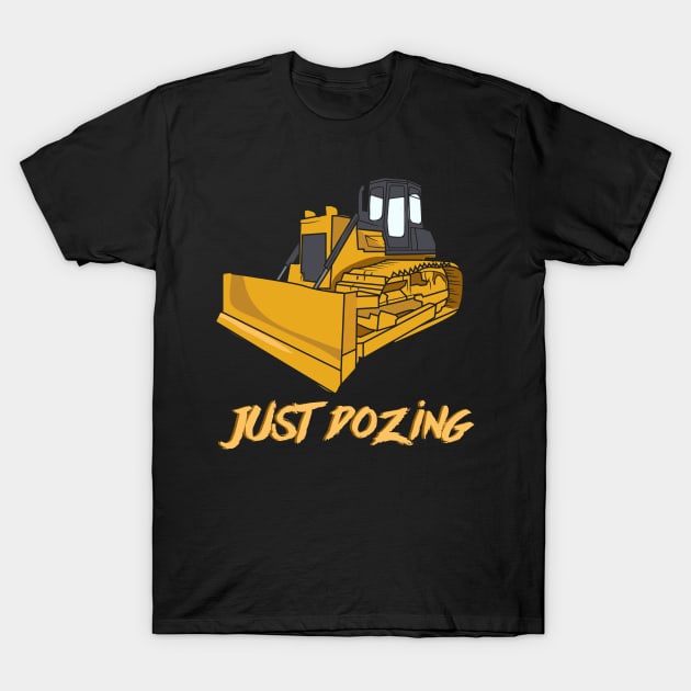 BULLDOZER: Just Dozing T-Shirt by woormle